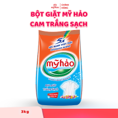 Bột Giặt Mỹ Hảo - Cam Trắng Sạch - 3kg