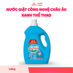 Nước Giặt Mỹ Hảo Công Nghệ Châu Âu - Xanh Thể Thao - 1,8kg