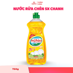Nước Rửa Chén Mỹ Hảo 5X - Chanh - 750g