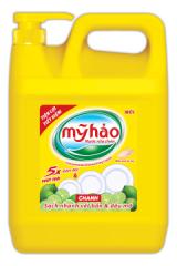 Nước Rửa Chén Mỹ Hảo 5x (Vòi) - Chanh - 3Kg