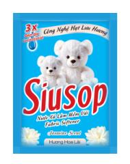 Nước Xả Vải SiuSop 3X Đậm Đặc - Xanh - 20g/ Gói - 40 Gói